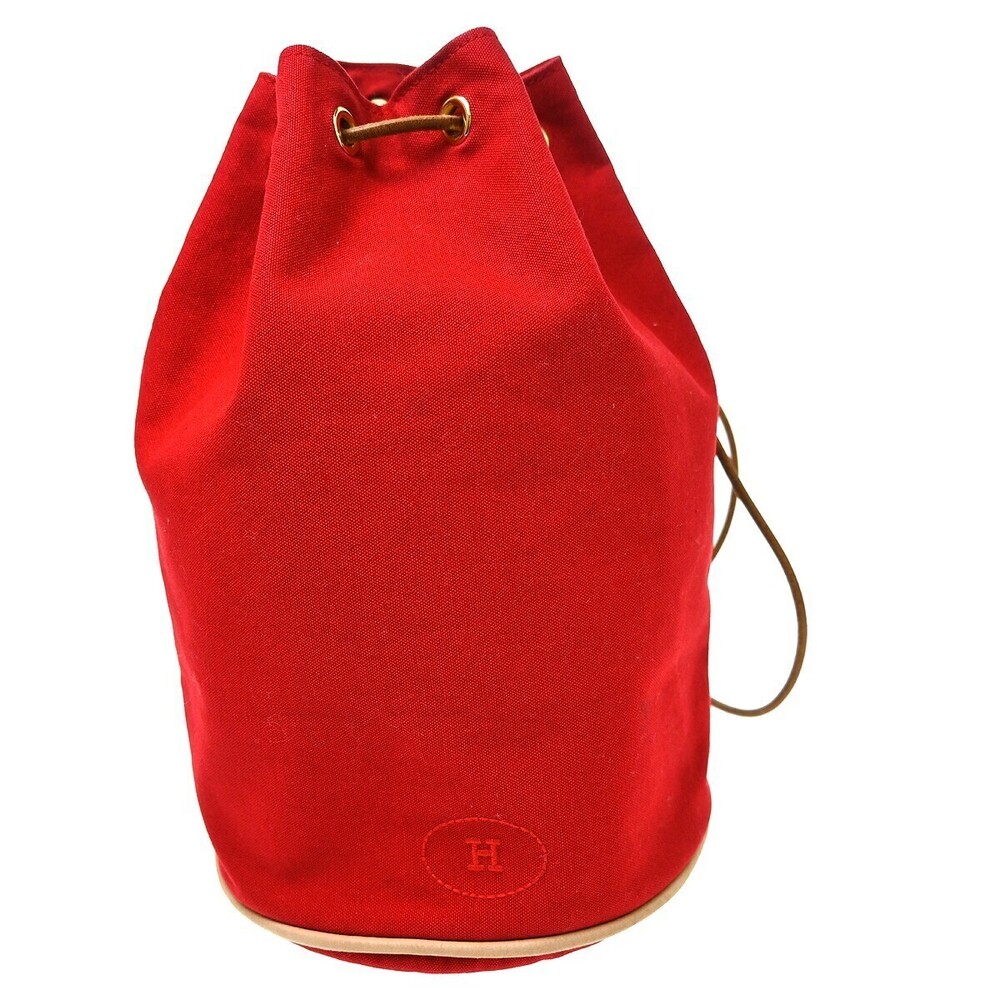 Hermes Polochon Drawstring Cotton